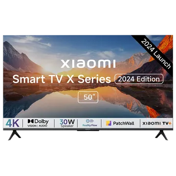 Xiaomi X Series 125 cm (50 inch) Ultra HD (4K) LED Smart Google TV with 4K Dolby Vision 