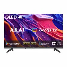 AKAI 109 cm (43 Inch) 4K UHD Smart QLED Google TV
